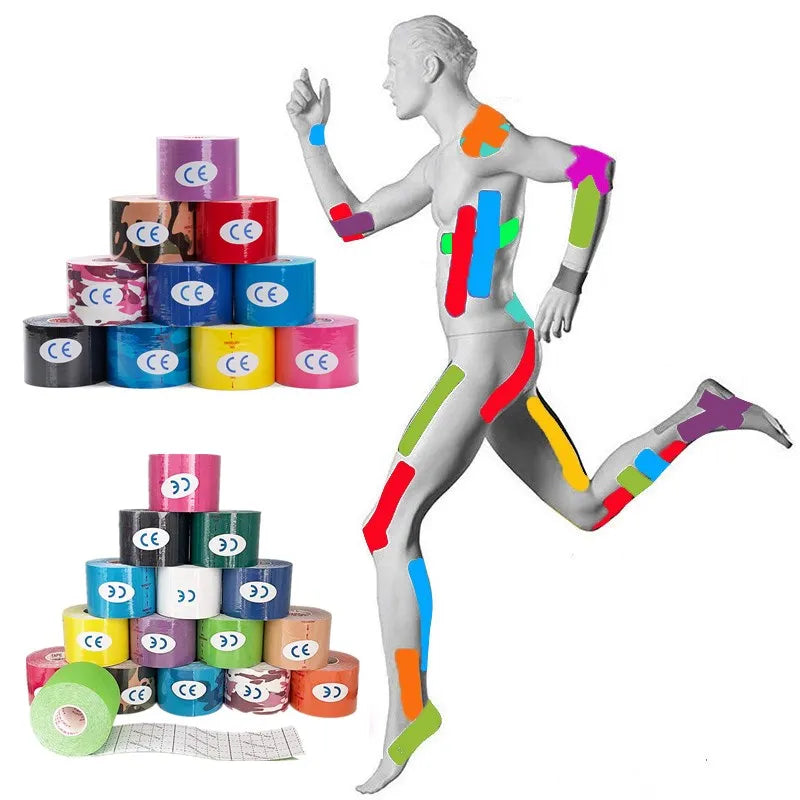 Quality Waterproof Non-slip Lifting Muscle Tape for Sports Kinesiology Tape