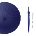 24 Bone Long Handle Umbrella Solid  Double Umbrella Advertising Umbrella Can Customize logo