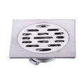 Modern Design 304 Stainless Steel Square Floor Drain Brushed Waste Drain for Bathroom or Shower Accessories