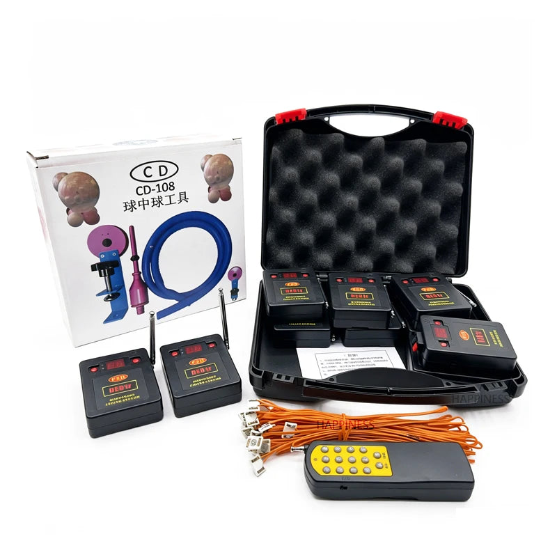 Remote Control Balloon Detonation System With Ci9 Igniters and Balloon Stuffing Tool  for Bride Wedding Decorations