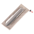 Multifunction Titanium Lightweight Trowel Fine Polishing Accessory Camping Backpacking Portable Carrying Pouch Outdoor Tools