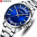 2025 CURREN 8429 Fashion Mens Watches Luxury Stainless Steel Band Business Quartz Wristwatches for Man Luminous Hands Clock Male