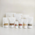 30x40cm Large Size Stand up White Kraft Paper Bag with Window