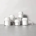 Mini Acrylic Vacuum Cosmetic Foundation Jar 15g/30g/50g Capacity Luxury Facial Cream Jar Plastic Cap Press-Type Liquid Lotion
