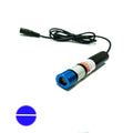 New Compact D18mm 450nm 50mW Blue Line Laser Module Adjustable Focus 3D Imaging Structured Light MZLASER
