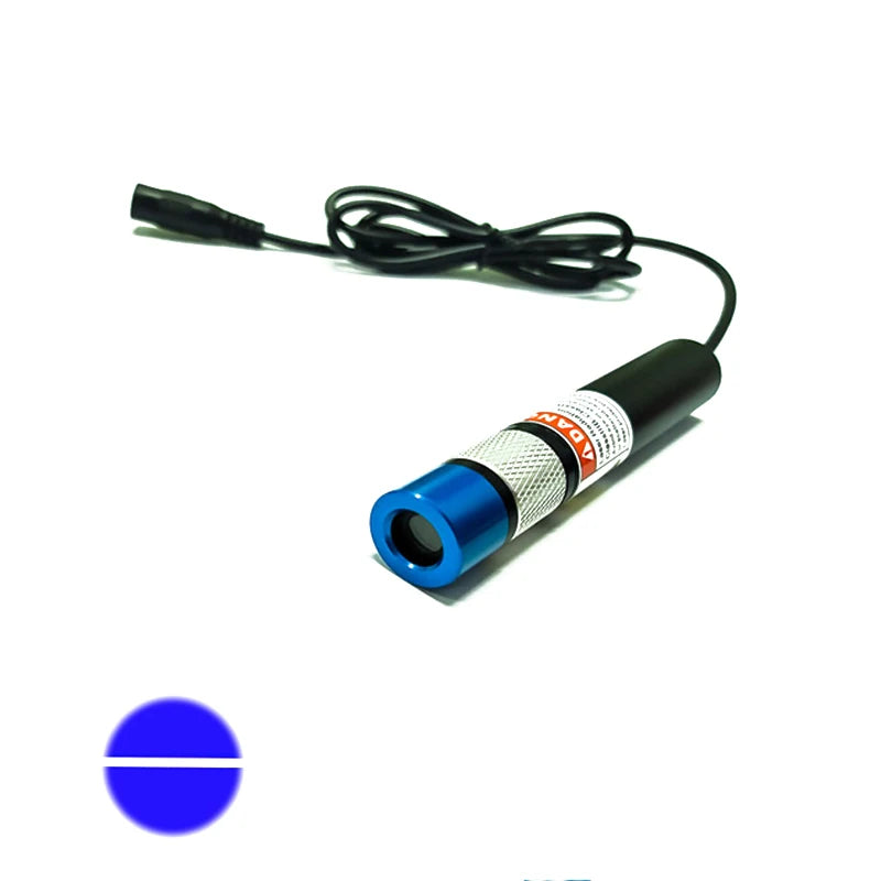 New Compact D18mm 450nm 50mW Blue Line Laser Module Adjustable Focus 3D Imaging Structured Light MZLASER