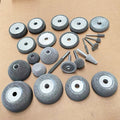 YIJING YJ312/YJ314 Round Alumina Grinding Wheel Grinding Head 50x20mm Efficient Polishing Abrasives OEM Tire Repair
