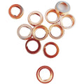 Copper Oil Crush Washers 11026-01M02 Drain Plug Gasket M12 F4XY-6734-A XZW Brand Yellow 20*26*1.5