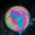 Glow in the Dark Football Luminous Night Reflective Footballs Holographics Glowing Soccer Ball Size 4 5 Outdoor Team Train Ball
