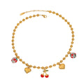 2025 New Design Love Bean Chain 18K Stainless Steel Non-fading Fashion Pendant High-grade Sense Wholesale Charm Women's Necklace