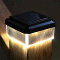 Hot Selling 3.5inch Square Solar Power Post Light for Fence Deck