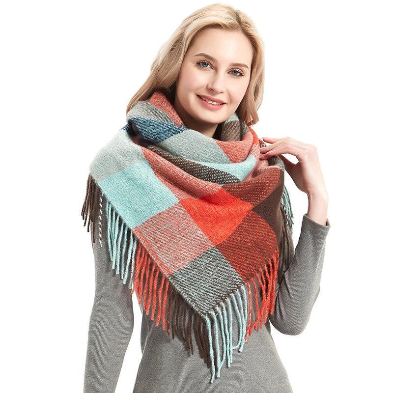 Factory Direct Novel Design Acrylic Knit Ribbon Scarf for Winter Keep Warm From China