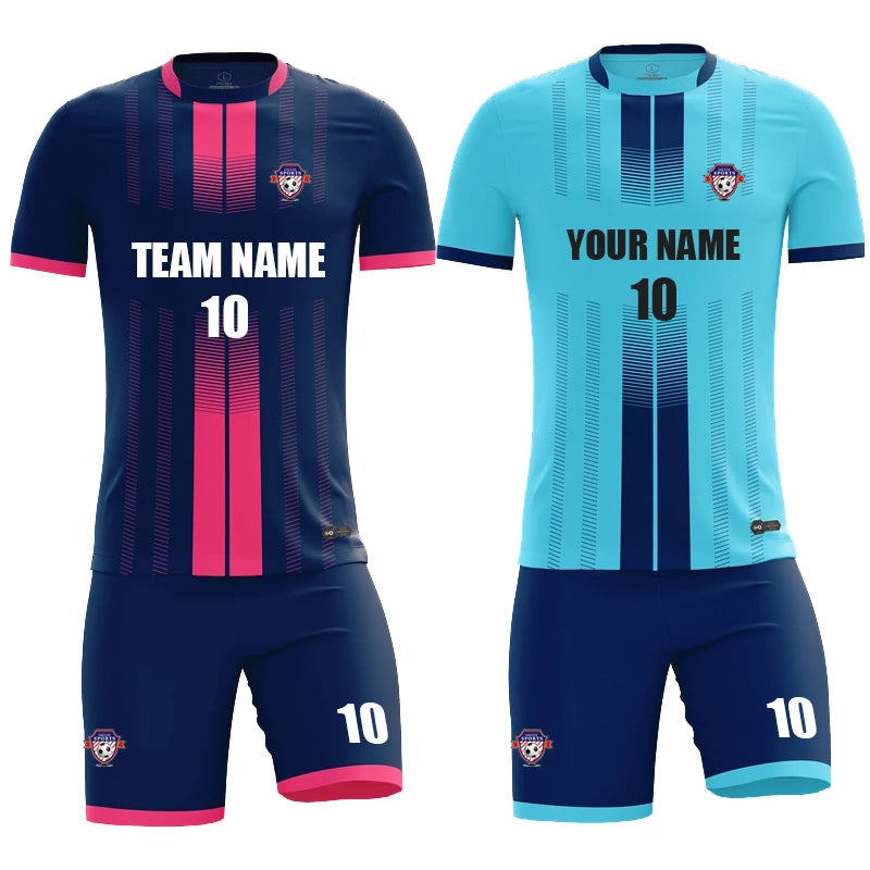 Wholesale 100% Polyester Custom Soccer Jersey Sublimation Football Uniforms Soccer Wear Uniform for Men