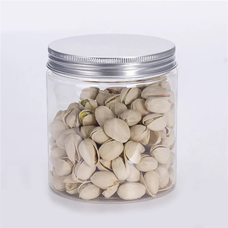 Factory Direct Sale 2oz 3oz 4oz 5oz 8oz 500ml 1000ml Food Honey Cookie Food Jar With Lid Clear Pet Spice Plastic Jar
