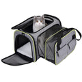 Cenkinfo Airline Approved Cat Carriers Soft Cat Carrier Foldable Dog Bag  Ventilate Expandable Pet Travel Carriers