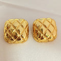 Fine Jewelry Gold Plated Classic Vintage Fashion Jewelry Brinco Stud Earrings 2023