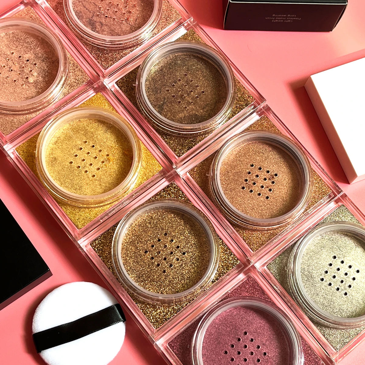 Wholesale High Pigment Makeup Vegan Highlighter Powder  Private Label Custom Logo Long Lasting Body Highlighter Loose Powder