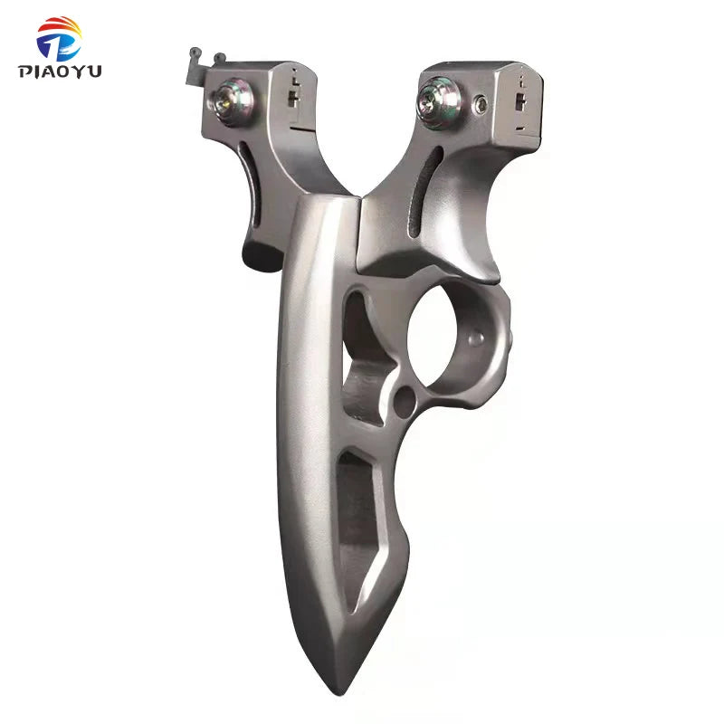 New Stainless Steel Slingshot With Hand Shape Design Preferred Outdoor Slingshot Hunting Shooting Sports