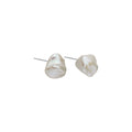 2023 New Design 925 Sterling Silver Baroque Stud Jewelry Women Pearl Earrings