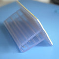 Extrusion Profile Plastic Strip Transparent Promotion Display Label Holder with Adhesive for Supermarket Shelf