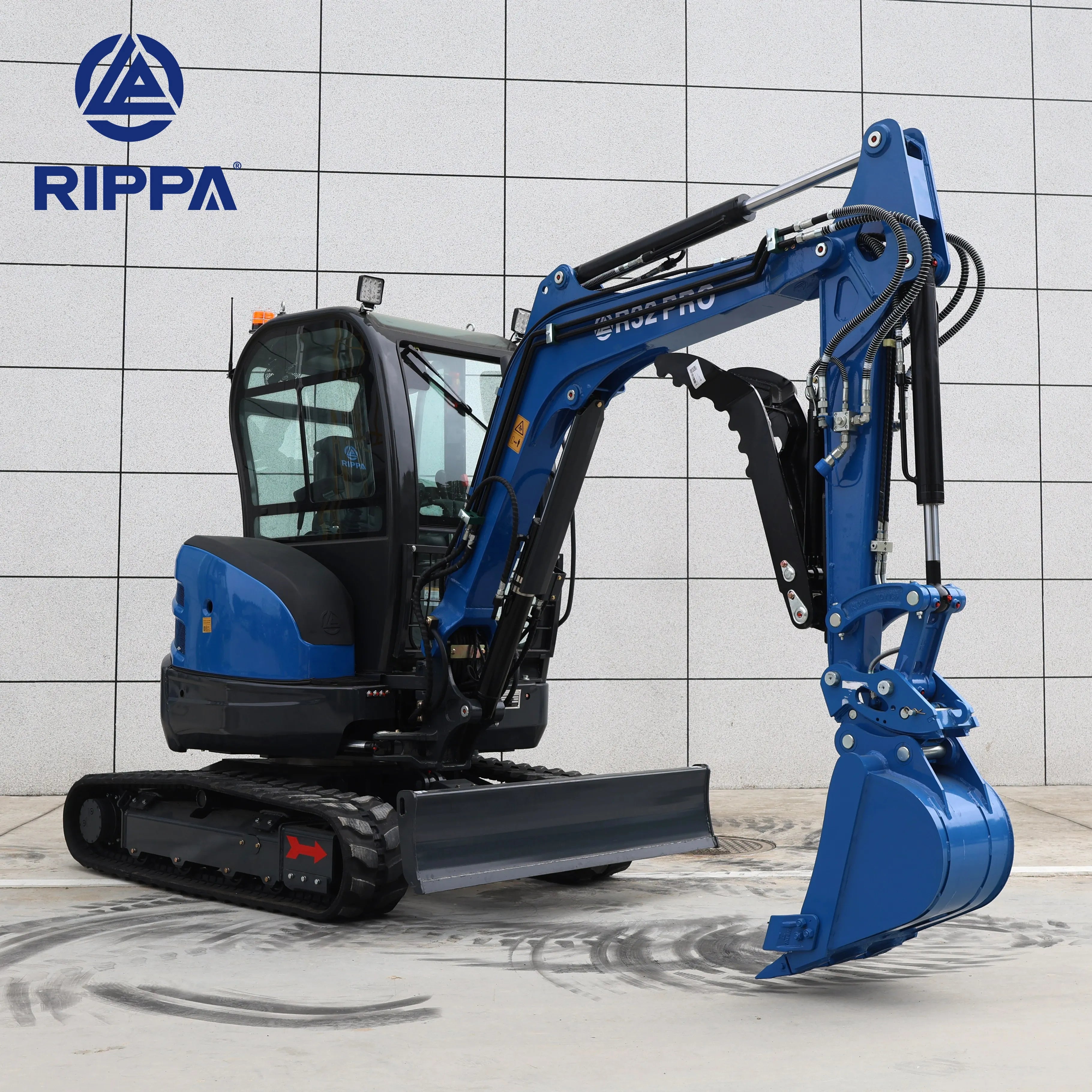 RIPPA Machine 3.5Ton Mini Excavator Hydraulic Diesel EPA Engine Kubota Mini Excavator for Sale