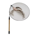 New Steel Wire Feather  Cat Teaser Cat Toy Two Replacement Heads