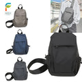 Fashion Casual Sling Bags Multipurpose Waterproof Large Capacity USB Fitness Chest Pack for Men
