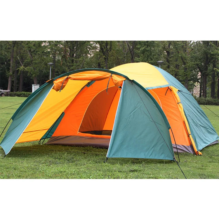Hot Selling Double Deck 3-4 Person  Automation Tent Outdoor Mountaineering Adventure Rainproof Sunscreen Tent