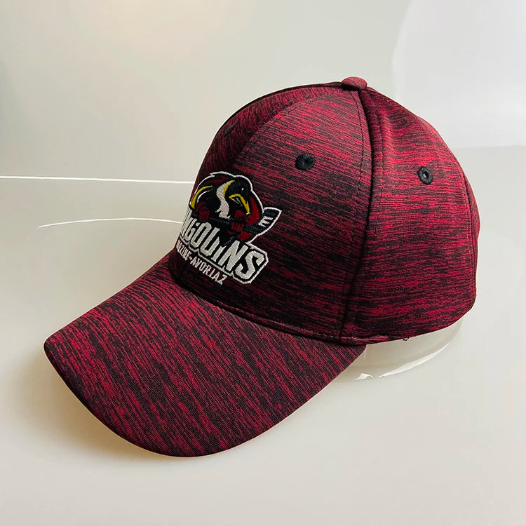 Hot Sale Topi Polyester Baseball Caps Gorras Custom Flat Embroidery Logo Designer Hat With Custom Woven Label