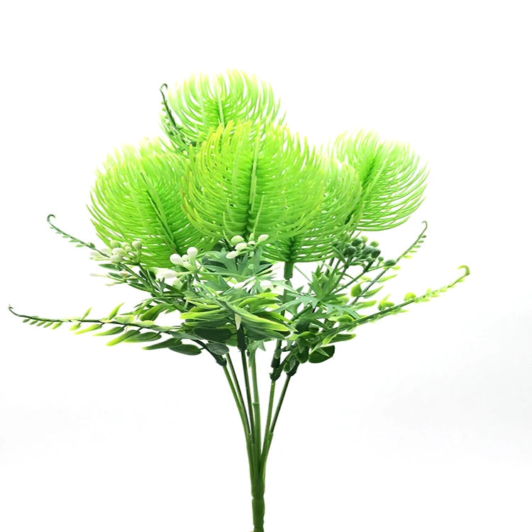 Cheap New Arrival Pine Cone Pine Needles Christmas Tree Flower Simulation Moss Simulation Plant Wall Material Plant