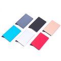 Free Sample Aluminium Alloy Custom Logo Wallet RFID Money Clip Card Holder Automatic for up Portable for Men