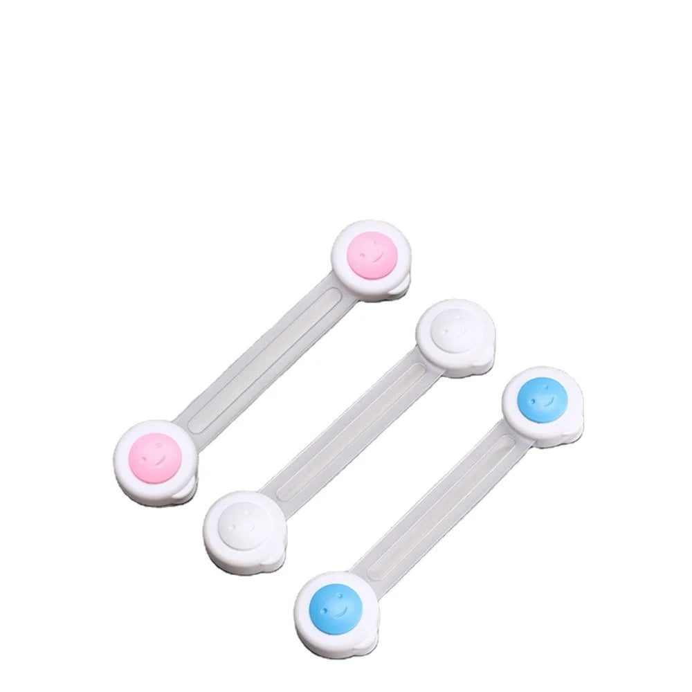 Adhesive Cabinet Drawer Lock Children Security Cabinet Slide Latch