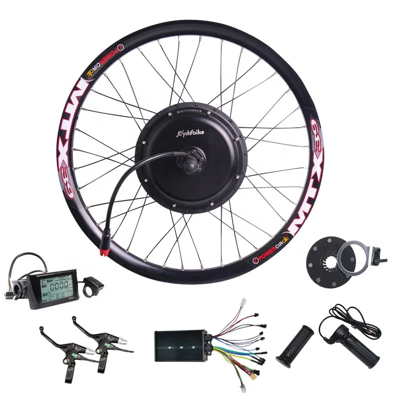 Ncyclebike 48v 1500w 2000w Mtx Rims Electric Bicycle Bike Hub Motor Conversion Ebike Kits With Optional Battery