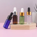 10 ml Empty Colorful Plastic Dropper Bottle Mini Essential Oil Sample Bottles