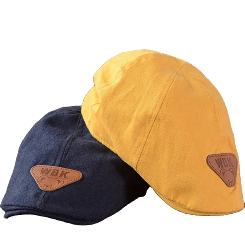 Outdoor Spring Autumn Summer Leisure Baby Caps Berets Tide England Retro Hats