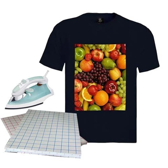 Fabric Print Supply A4 Light/Dark Transfer Film 100g Cotton Transfer Heat Sublimation Paper