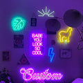 Rebow Drop Shipping No Moq Neon Sign Letter Light Led Custom Neon Sign Neon Sign All You Need Is Love for Wedding Party Decor