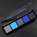 Small Blue Chameleon Magnetic Palette High Pigmented Eyeshadow  Blue Beauty Travel-size long-lasting eyeshadow Private Label