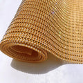 Hot Selling Rhinestones Mesh Glass Fiber Self Adhesive Rhinestones Slice Clothing Decoration