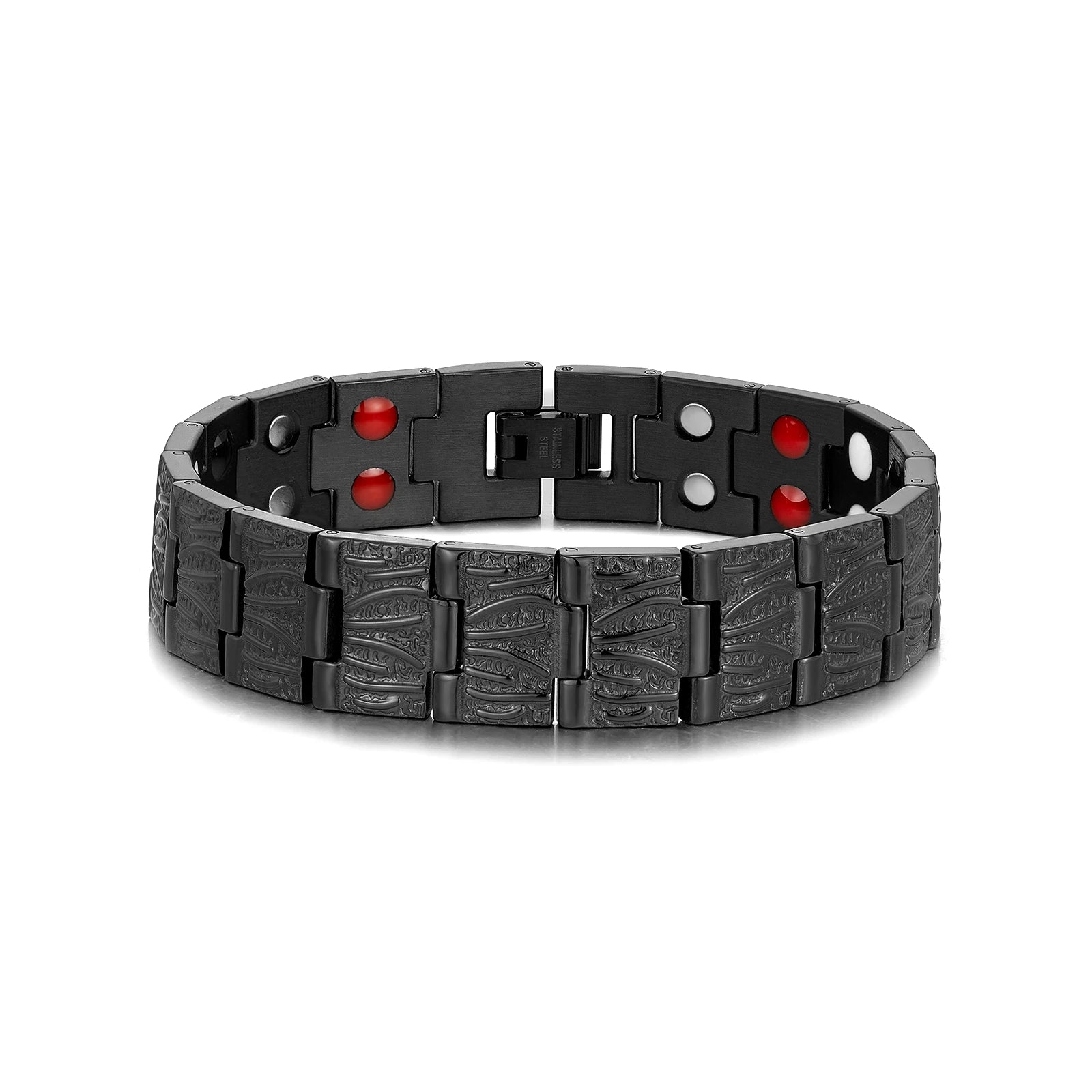 Wholesale Man Jewelry Magnetic Therapy Health Stainless Steel Man Bracelet Fashion Copper Bracelet