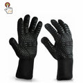 Heat Resistant Fire Retardant Kitchen Oven Mitts Barbecue Grilling Gloves for Cooking Baking