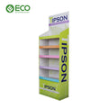 Custom Pegboard Retail Hanging Floor Hook Display Rack Cardboard Display Stand With Peg Hook