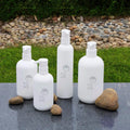 200ML-500ML  White Travel Luxury Press Type Body Wash Shampoo Bottle Empty Bottle  Lotion Pump Plastic Bottle