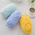 Yarn Crafts Multi Color High Tenacity Dyed Chenille Yarn for Crochet Hand Knitting Weaving Embroidery
