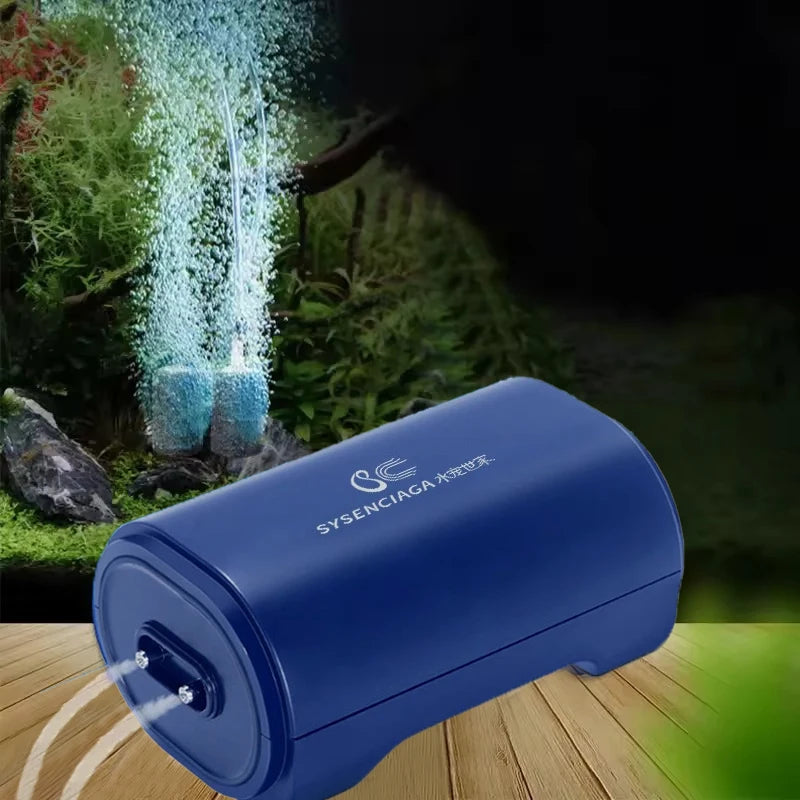 Silent Aquarium Oxygen Air Pump with Check Valve Fish Tanks Accessories Oxygenator Aquarium Air Compressor Aerator 220-240v