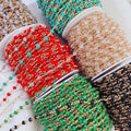 Top Quality New Crystal Beads Handmade Chain Color Retention Pure Copper Chain Diy Jewelry Material Loose Chain
