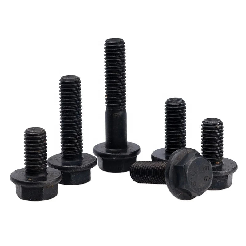 10.9 Hardened Steel Hexagon Flange Bolts with Large Hexagonal Gasket Screws M6 M8 M5 M10 M12 M14 M16mm