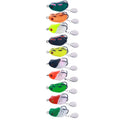 HENGJIA 3CM 4.2G Topwater Soft Frog Lure Artificial Silicone Fishing Lures Prop Frog Fishing Lures for Bass Fishing