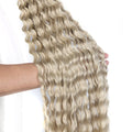 Top Grade Jessica Russia Ariel Katrine Monica Crochet Synthetic Braiding Hair Extension Loose Deep Wave Curly Wave Twist