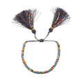 Handmade Jewelry Rainbow Colors Bohemian Adjustable Friendship Braided Woven Delicate Miyuki Seed Bead Tassel Bracelet